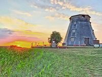 Sonnenuntergang an der Greiffenberger Mühle