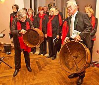 Chor aus Berkholz-Meyenburg unter Leitung von Ludmilla Weber