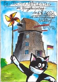 Hans-Eberhard Ernst - Plakat zum Mühlentag 2022