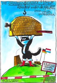 Plakat von Hans Eberhard Ernst für die Kappenmontage