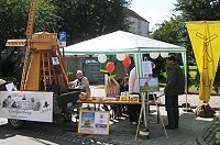 Infopunkt zur Mühle Greiffenberg in Schwedt