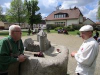 Pause auf dem Marktplatz