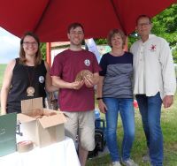 "Empfangskomitee" am Mühlenhügel