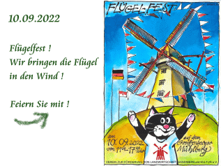 Plakat zum Flügelfest September 2022